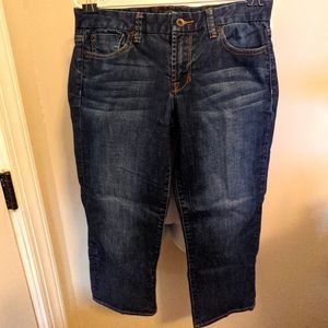 EUC Women's Lucky Brand Medium Wash Straight Leg Button Fly 5 Pocket Jean Size 8